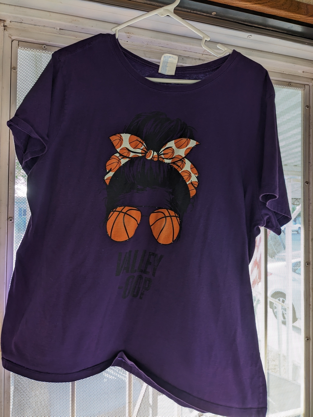 Port and Company Phoenix Suns Fan Orange Basketball Graphic